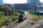 RNCX 1810 leads train P073-05 towards the station